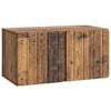 vidaXL Mueble para TV de pared Madera envejecida 59,5 x 31 x 30 cm