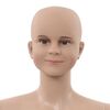 vidaXL Maniquí de cuerpo entero de niño con base vidrio beige 140 cm