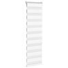 vidaXL Estor cebra blanco 40x150 cm tejido ancho 35,9 cm poliéster