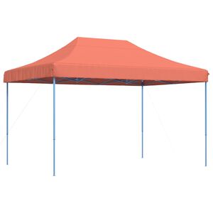 vidaXL Tienda de fiesta plegable Pop-Up terracota 410x279x315 cm