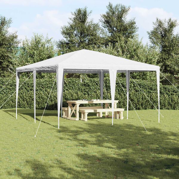 vidaXL Carpa de Fiesta 400 x 400 x 266 cm Polietileno y Acero