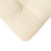 vidaXL Cojines para asiento 4 pcs Crema 40 x 40 cm Tela de pana