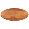 vidaXL Tablero de mesa ovalado madera maciza de acacia 120x60x3,8 cm