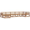 vidaXL Conjunto de sof&aacute;s de exterior 7 pcs Natural
