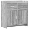 vidaXL Aparador Sonoma gris 75 x 36 x 80 cm Madera de ingenier&iacute;a