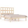 vidaXL Estructura de cama sin colch&oacute;n madera maciza de pino 120x190 cm
