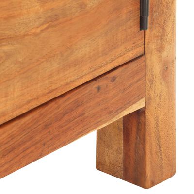 vidaXL Mueble para TV de madera maciza de acacia 116x30x40 cm