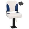 vidaXL Asiento para barco con pedestal giratorio 360&deg;
