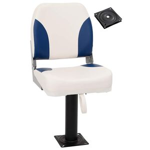 vidaXL Asiento para barco con pedestal giratorio 360&deg;