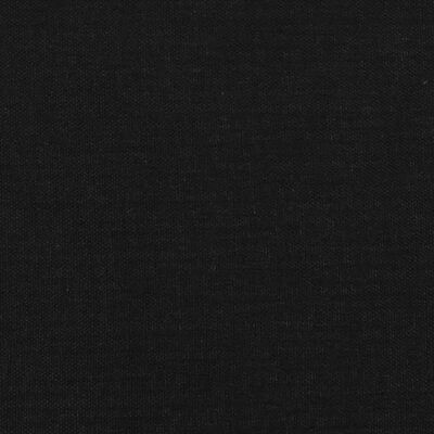vidaXL Cabecero de tela negro 100x5x78/88 cm