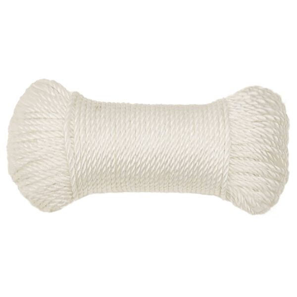 vidaXL Cuerda de trabajo polipropileno blanco 3 mm 250 m