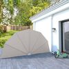 vidaXL Toldo lateral plegable terraza color crema 200 cm