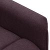 vidaXL Sillón de masaje elevable tela morado