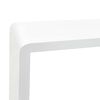 vidaXL Estantes cubo de pared 3 unidades MDF blanco