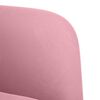 vidaXL Sof&aacute; Loveseat terciopelo rosa 109 cm