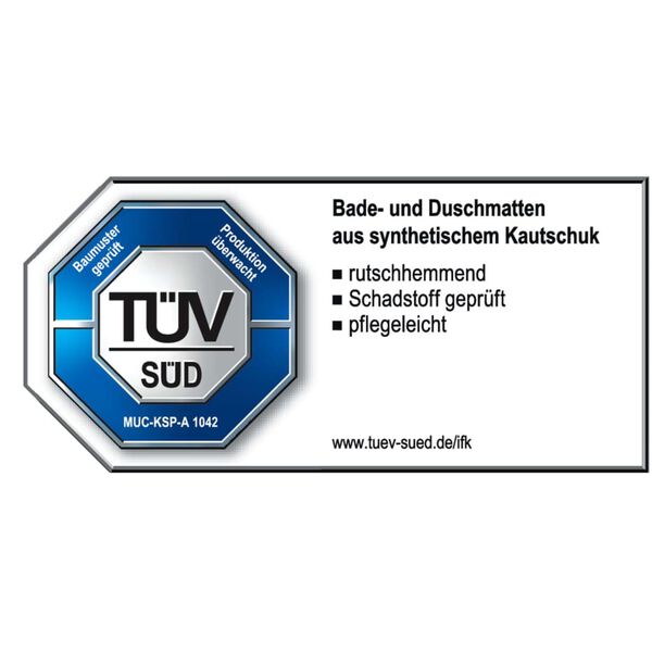 RIDDER Alfombrilla para ba&ntilde;era antideslizante Promo blanco