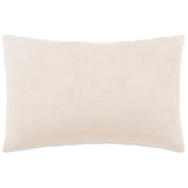 vidaXL Cojines de tela blanco crudo 40x60 cm 2 unidades