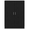 vidaXL Librer&iacute;a Roble Negro 82,5 x 30,5 x 115 cm Madera de ingenier&iacute;a