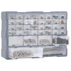 vidaXL Organizador multicajones con 38 cajones 52x16x37,5 cm