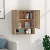 vidaXL Armario de pared madera contrachapada roble sonoma 60x31x70 cm