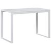 vidaXL Escritorio de ordenador madera de ingenier&iacute;a blanco 110x60x73cm