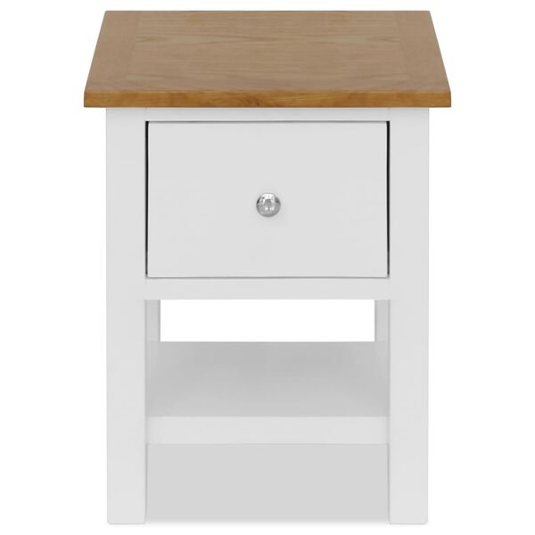 vidaXL Mesitas de noche 2 unidades madera maciza de roble 36x30x47 cm