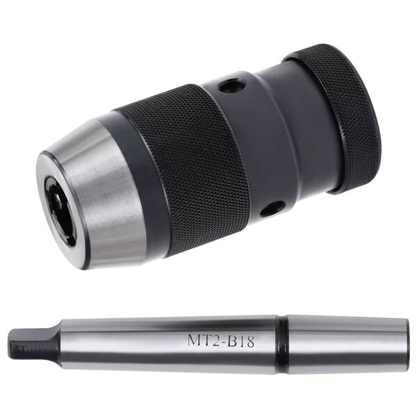 vidaXL Portabrocas de liberación rápida MT2-B18 rango de sujeción 16mm