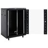 vidaXL Rack de servidores 15U 19" IP20 negro 60x45x86 cm