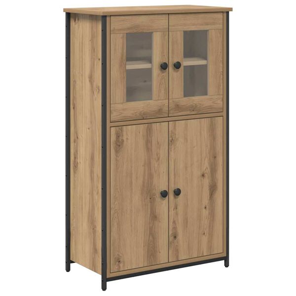 vidaXL Alacena Roble artesanal 62 x 32 x 106,5 cm Madera contrachapada