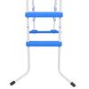 vidaXL Escalera de seguridad de piscina elevada 3 pelda&ntilde;os 122 cm