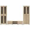 vidaXL Conjunto de mueble de TV con caj&oacute;n FLORIN Roble Sonoma