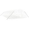 vidaXL Invernadero con estructura de acero blanco 50 m&sup2; 10x5x2,3 m