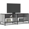 vidaXL Mueble TV metal y madera ingenier&iacute;a gris Sonoma 120,5x40x46 cm