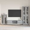 vidaXL Conjunto de mueble de TV con caj&oacute;n FLORIN Gris Sonoma