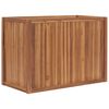 vidaXL Arriate elevado madera maciza de teca 100x50x70 cm