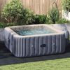 vidaXL Tapiz de suelo piscina geotextil poli&eacute;ster gris claro 300x220cm