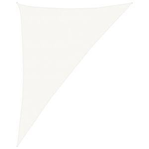 vidaXL Toldo de vela blanco HDPE 160 g/m&sup2; 4x5x6,8 m