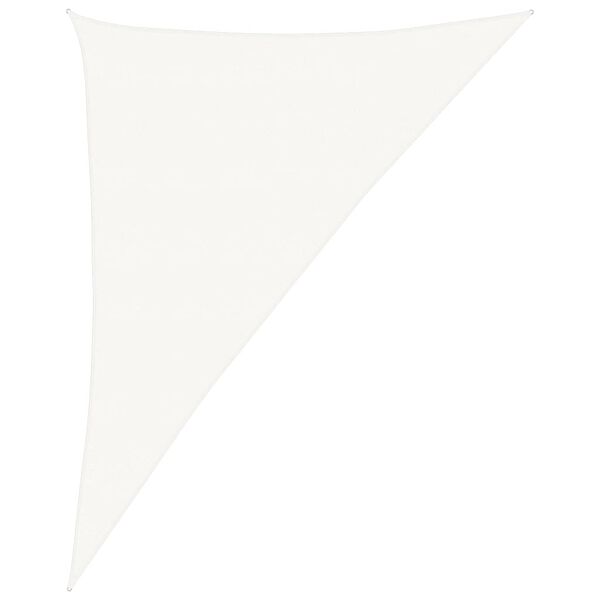 vidaXL Toldo de vela blanco HDPE 160 g/m&sup2; 4x5x6,8 m