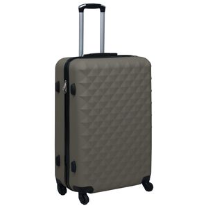 vidaXL Maleta r&iacute;gida con ruedas ABS gris antracita