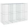 vidaXL Cesta de gaviones con cubierta hierro galvanizado 300x100x200cm