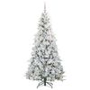 vidaXL &Aacute;rbol de Navidad artificial con ramas articuladas 210 cm