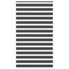 vidaXL Estor cebra negro 120x230 cm tejido ancho 115,9 cm poli&eacute;ster