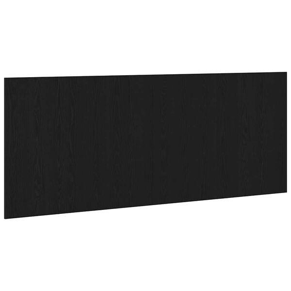 vidaXL Cabecero Roble negro 200 x 1,5 x 80 cm Madera contrachapada