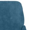 vidaXL Sill&oacute;n de terciopelo azul 62x79x79 cm