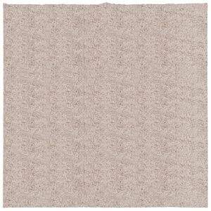 vidaXL Alfombra peluda de pelo largo moderna PAMPLONA beige 160x160 cm