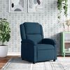 vidaXL Sill&oacute;n reclinable de terciopelo azul