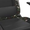 vidaXL Silla gaming cuero sint&eacute;tico negro y camuflaje