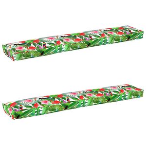 vidaXL Juego de Cojines para Palets Floral 2 pcs Jungla tropical