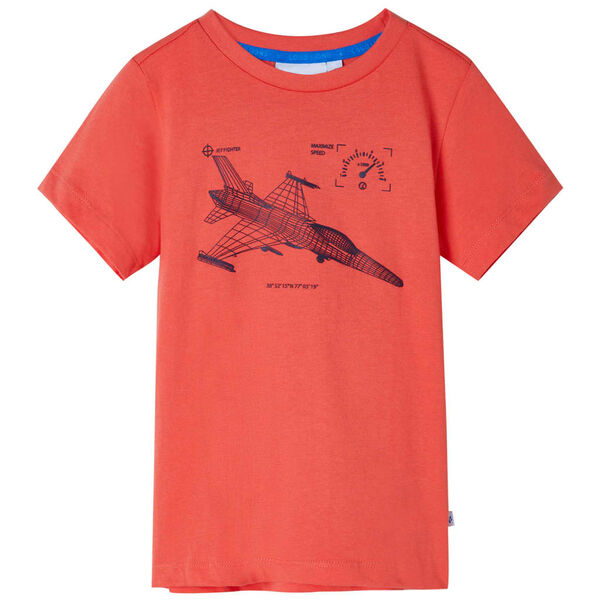 Camiseta infantil rojo claro 104