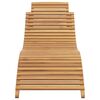 vidaXL Tumbona Marrón 198 x 55 x 58.5 cm Madera de teca maciza